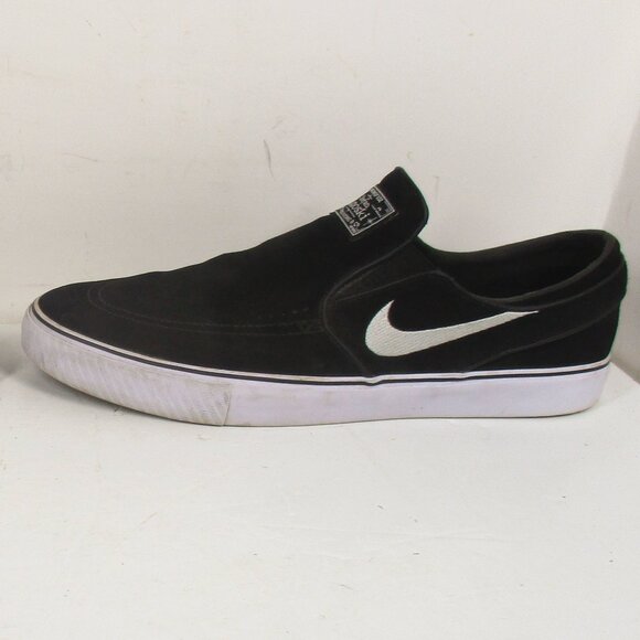 Nike SB Zoom Stefan Janoski Slip On Shoes FN5893-001 Black Suede Mens 13 - Picture 11 of 11